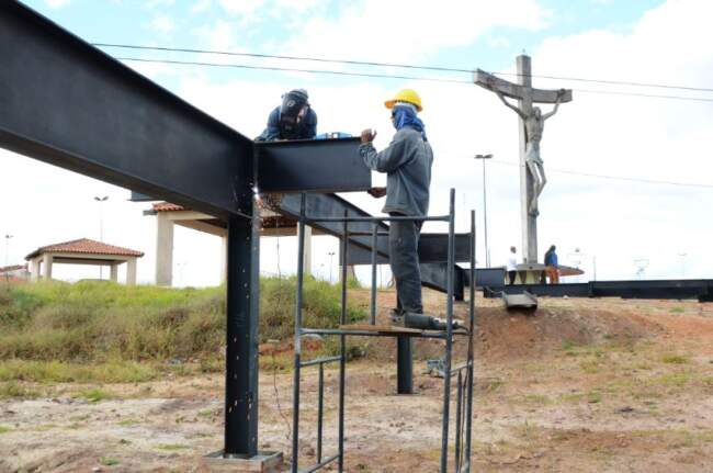 Pmvc Retoma Obra De Requalifica O Da Rea Do Cristo Instala O Da