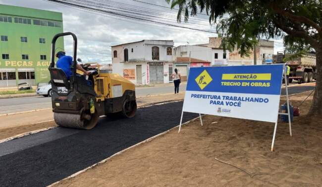 Acelera Conquista Prefeitura Come A A Asfaltar Pista De Cooper Da